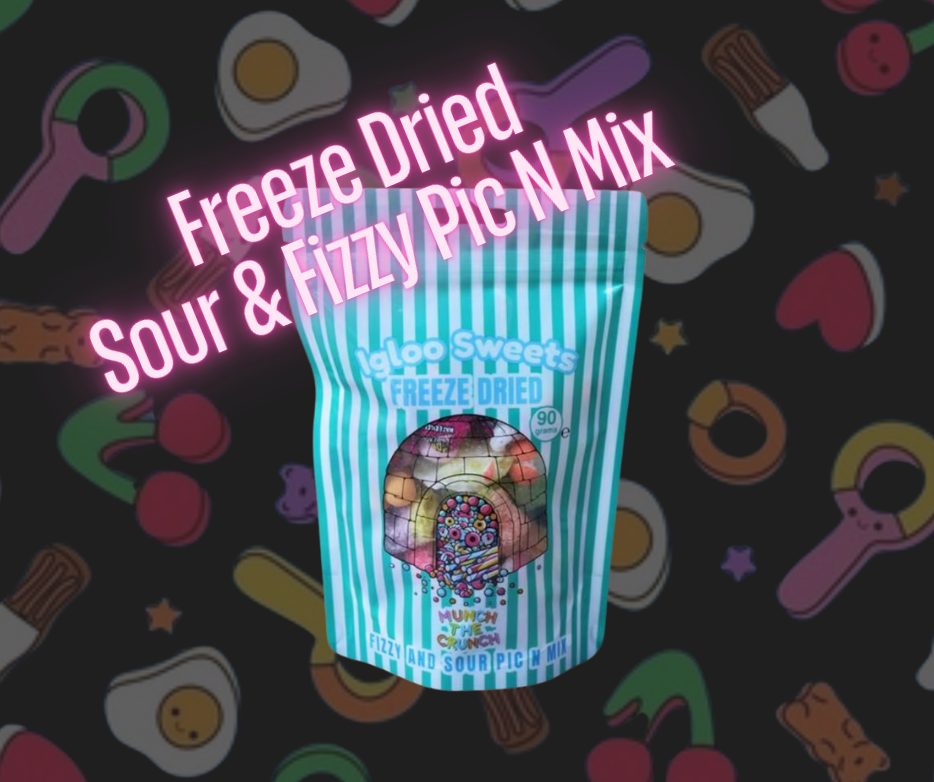 Freeze Dried Fizzy & Sour Sweet Pouch 90g