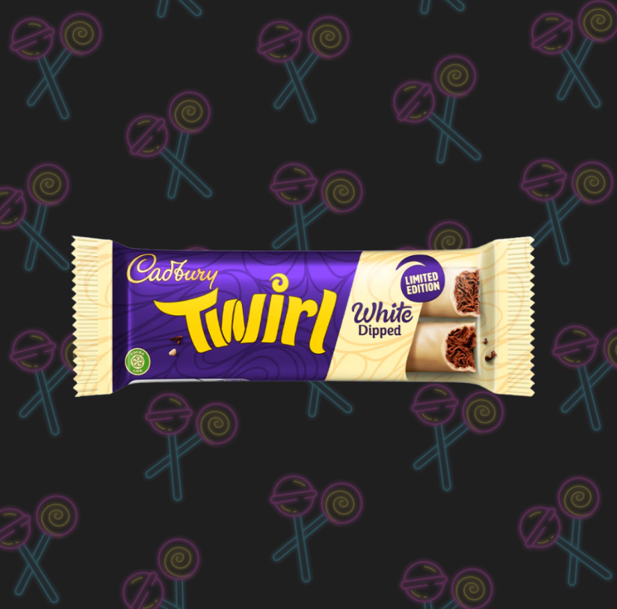 Cadbury Twirl White Dipped Limited Edition Chocolate Bar
