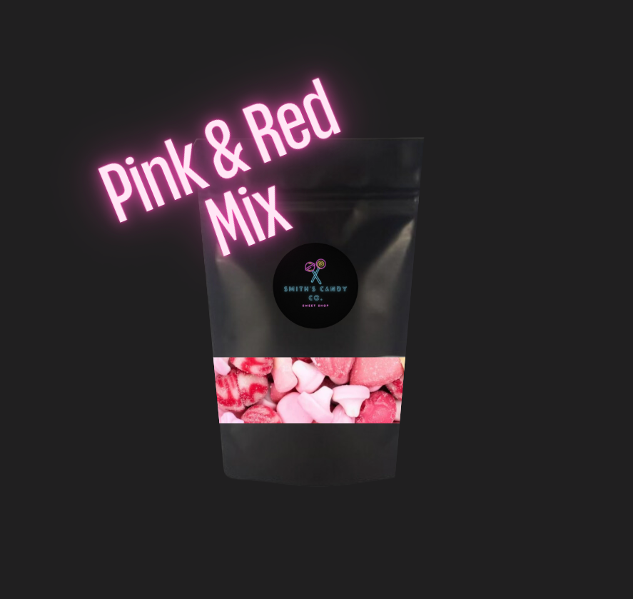 Pink / Red Random Mix Sweet Pouch