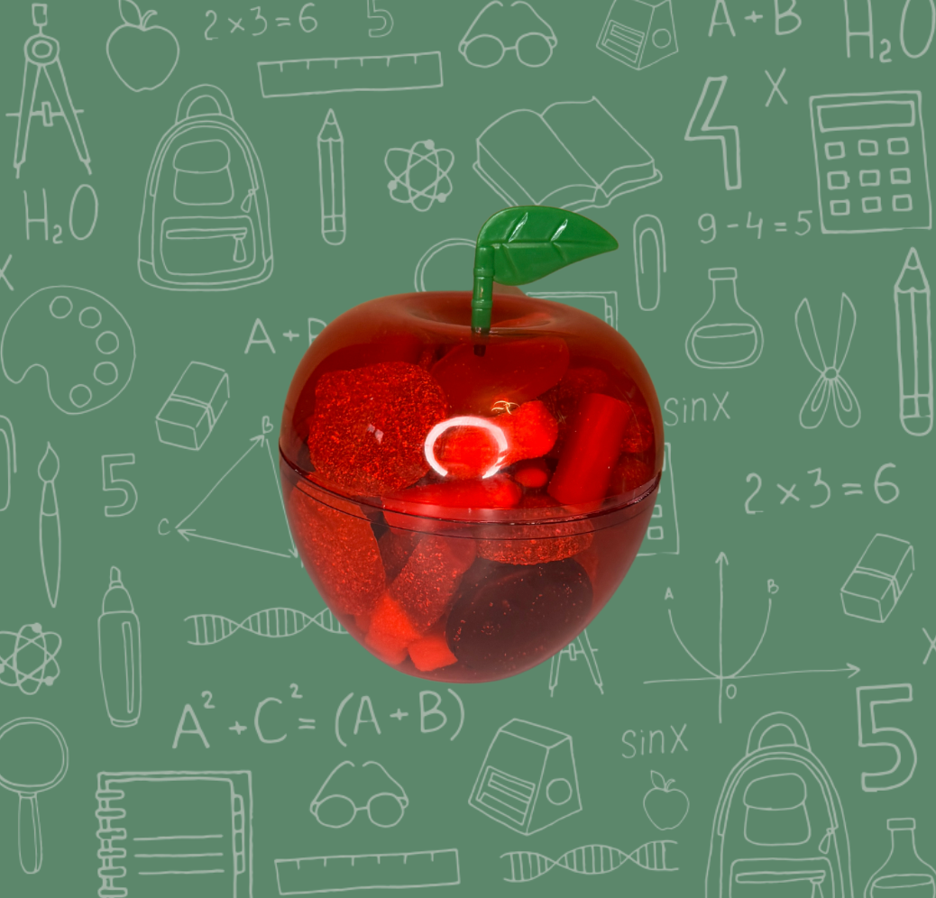 Plastic Apple Sweet Jar – 250g