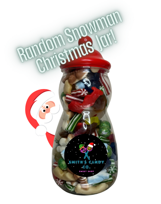 Christmas Snowman Jar - Random Mix