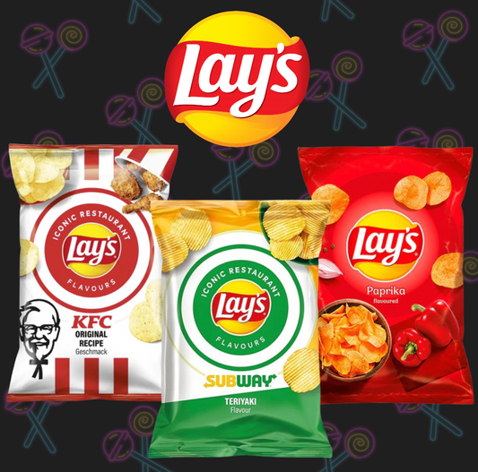 LAYS Crisps - KFC, Subway OR Red Paprika - 150g