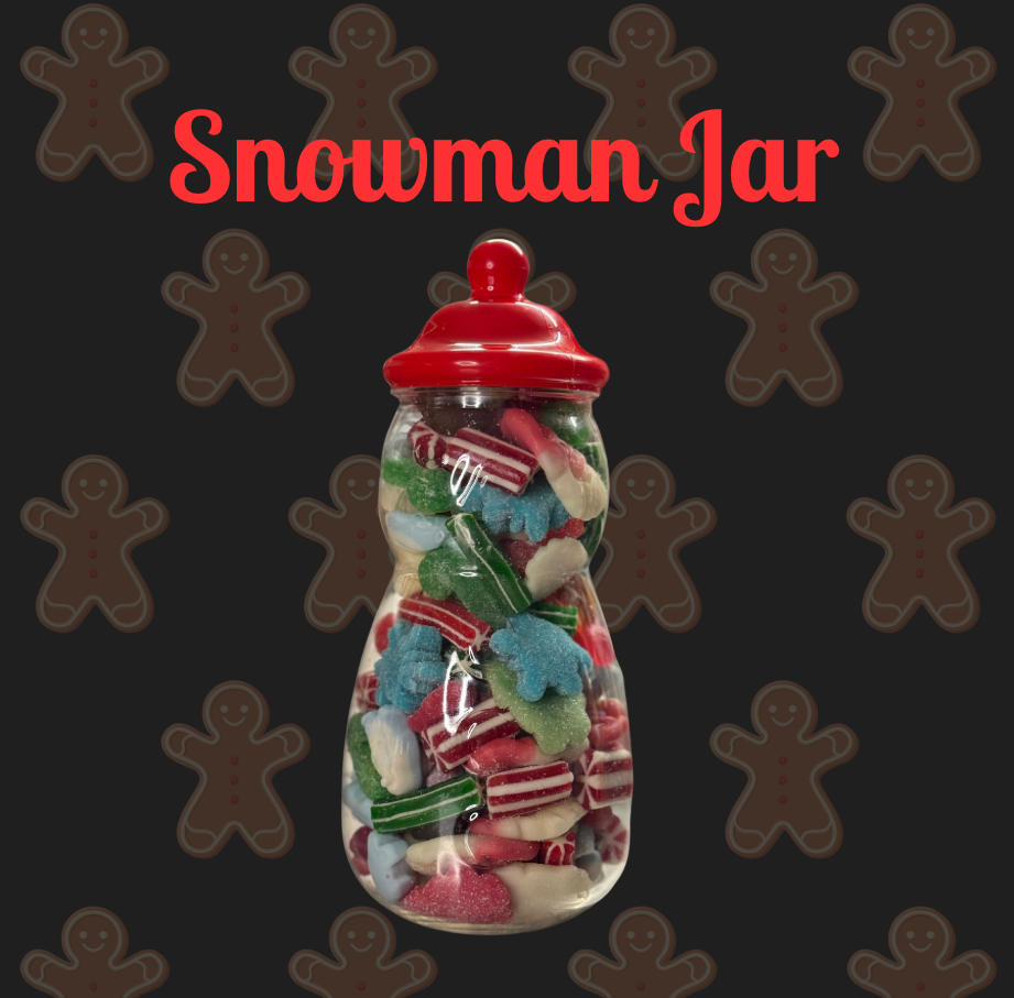 Snowman Sweet Jar