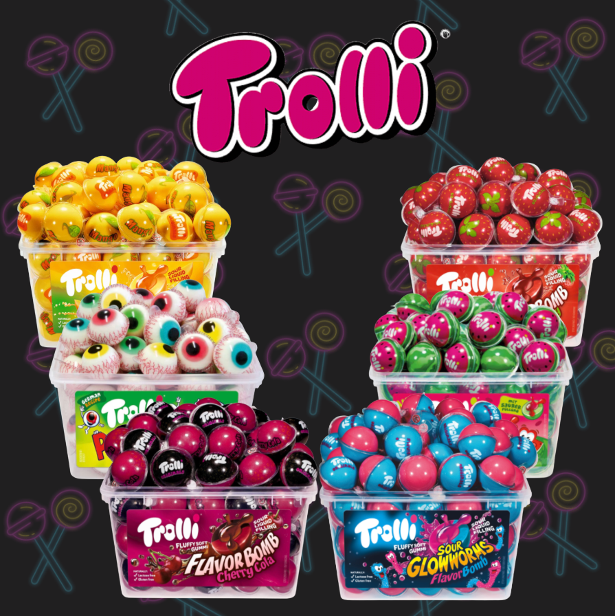 3D Trolli Flavour Bombs - All Flavours