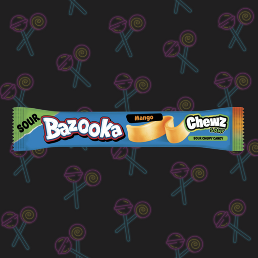 Bazooka Chew Bar - Sour Mango