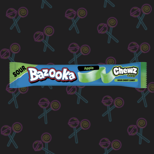 Bazooka Chew Bar - Sour Apple
