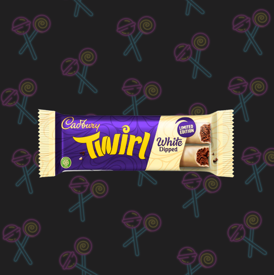 Cadbury Twirl White Dipped Limited Edition Chocolate Bar