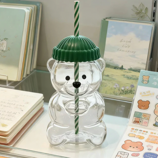 GLASS Bear Bottle